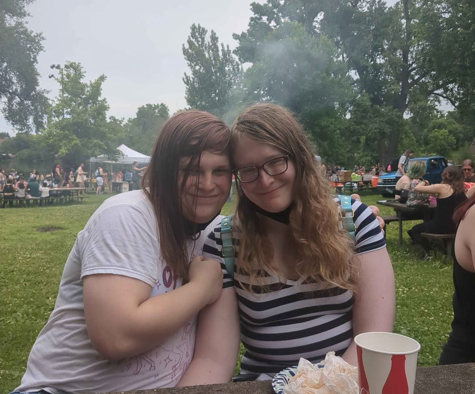 Pattie and myself at People's Pride